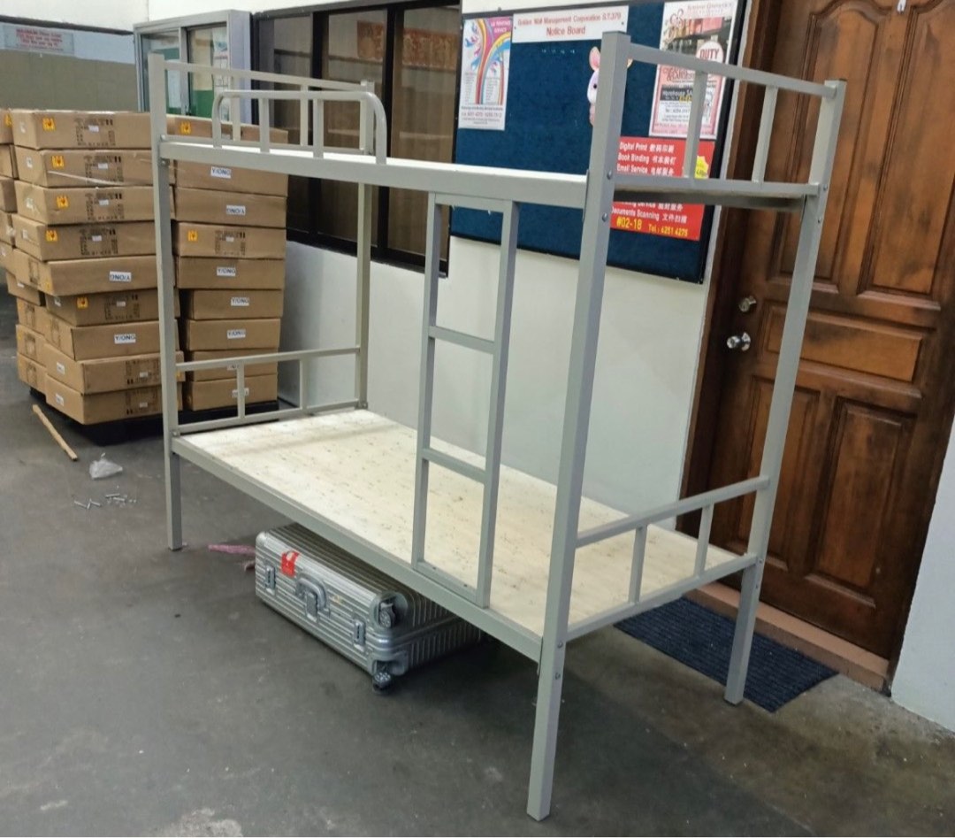 Free delivery New Double decker bed frame, Furniture & Home Living