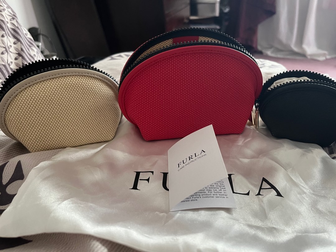 Furla 3 in 1 pouch Luxury Bags Wallets on Carousell