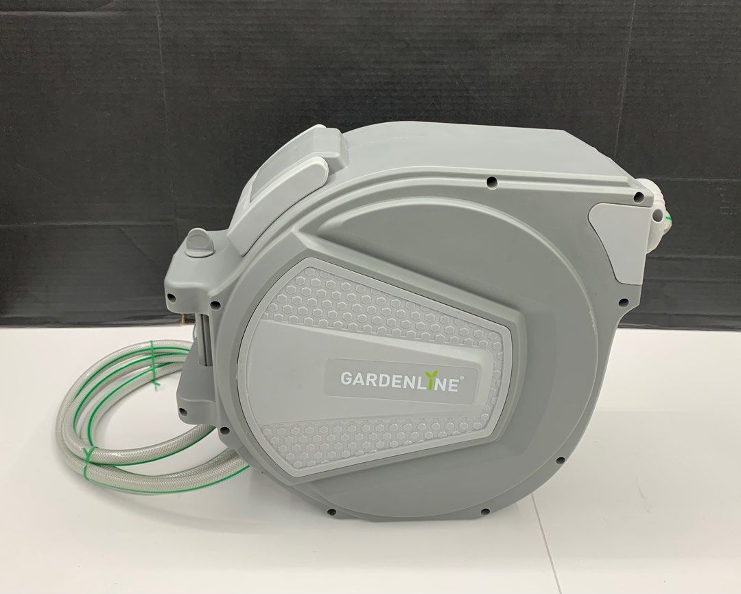 Gardenline Retractable Garden Hose 20m (No Wall Mount and Spray Nozzle), Furniture & Home Living