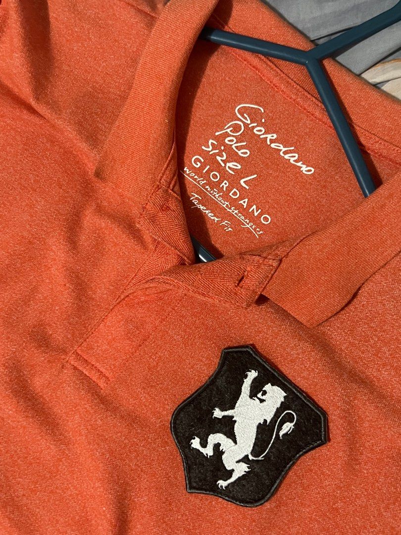 Giordano Polo Shirt Orange (Category: Tshirts & Polo Shirts ) located in Marikina City. Submitted by brodiaj (Listing ID 1245729059, Image 2). Description: Size : L Tapered Fit.
