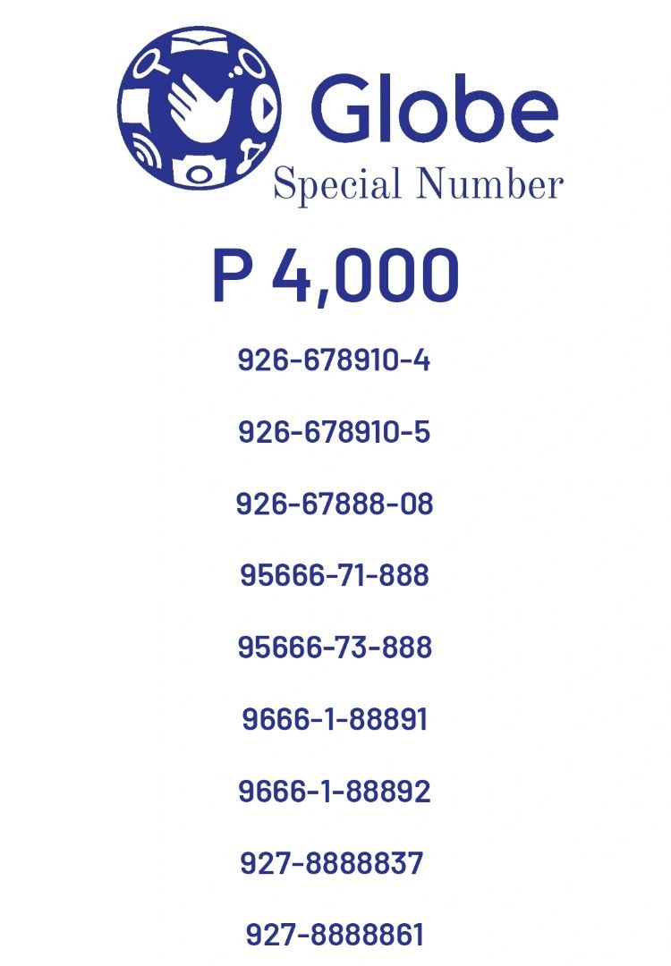 Globe Vanity Sim on Carousell