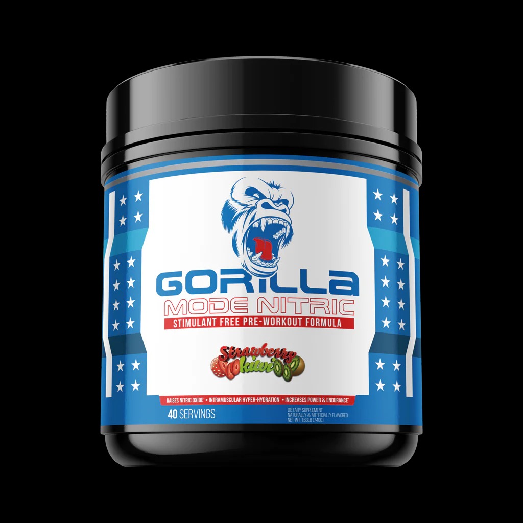 GORILLA MODE Nitric Non Stim PreWorkout Formula (40 Servings), Health & Nutrition, Health