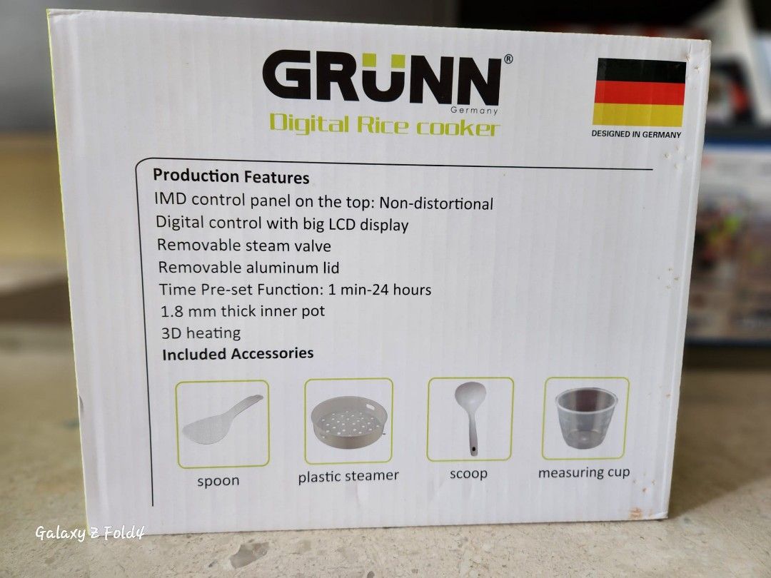 Grunn Digital Rice Cooker, TV & Home Appliances, Kitchen Appliances
