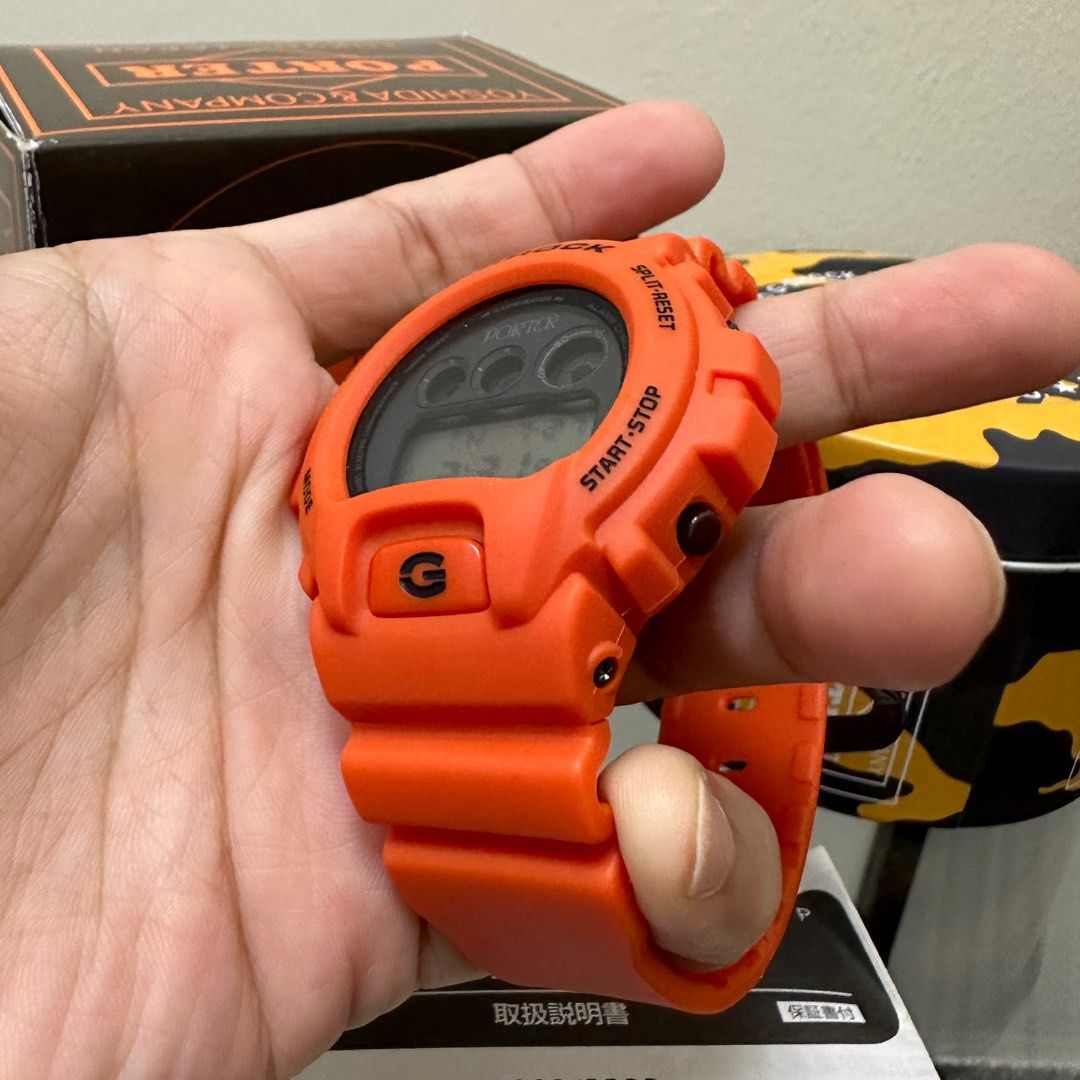 G-Shock PORTER Orange Limited Yoshida DW-6900 NOS Complete Japan