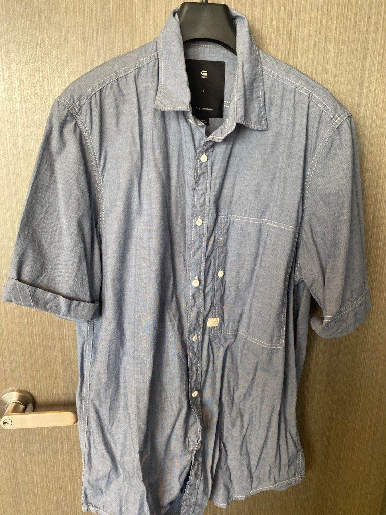 G star short sleeve Men s Fashion Tops Sets Formal Shirts on