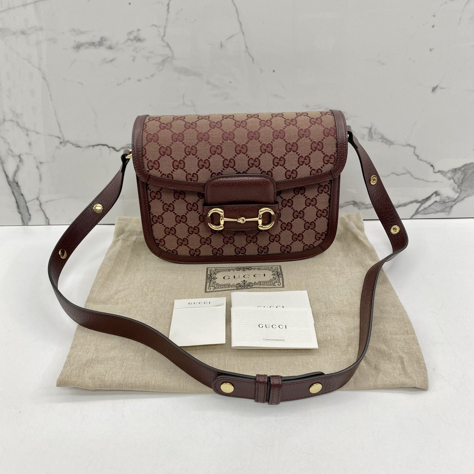 Maroon gucci bag sale