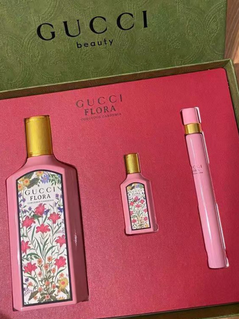 Gucci flora gorgeous hotsell gardenia gift set 100ml