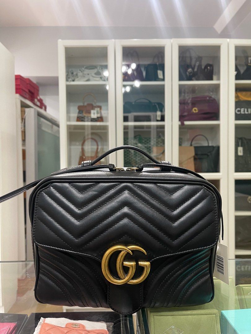 Gucci GG Marmont Matelasse Top Handle Bag