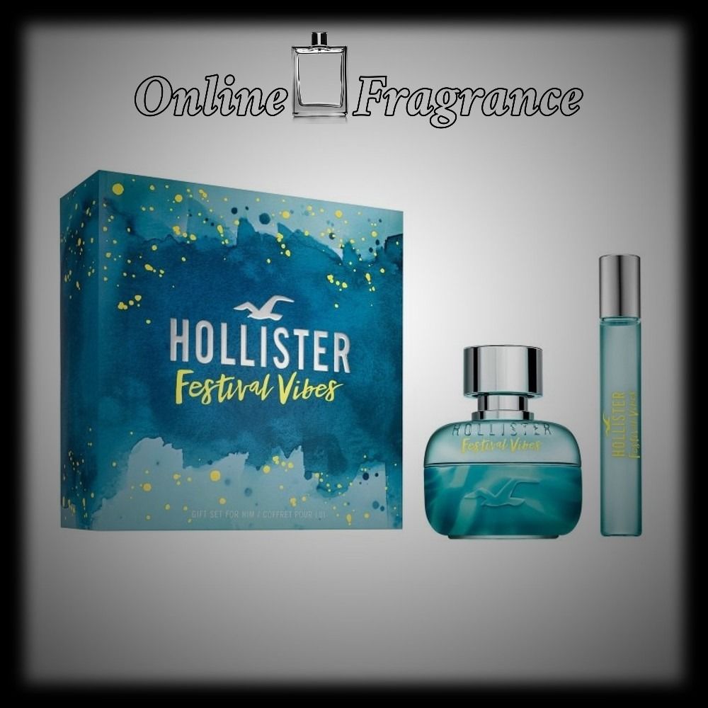 Hollister Festival Vibes For Him EDT Cologne Minyak Wangi Gift Set for Men by Hollister Online Fragrance