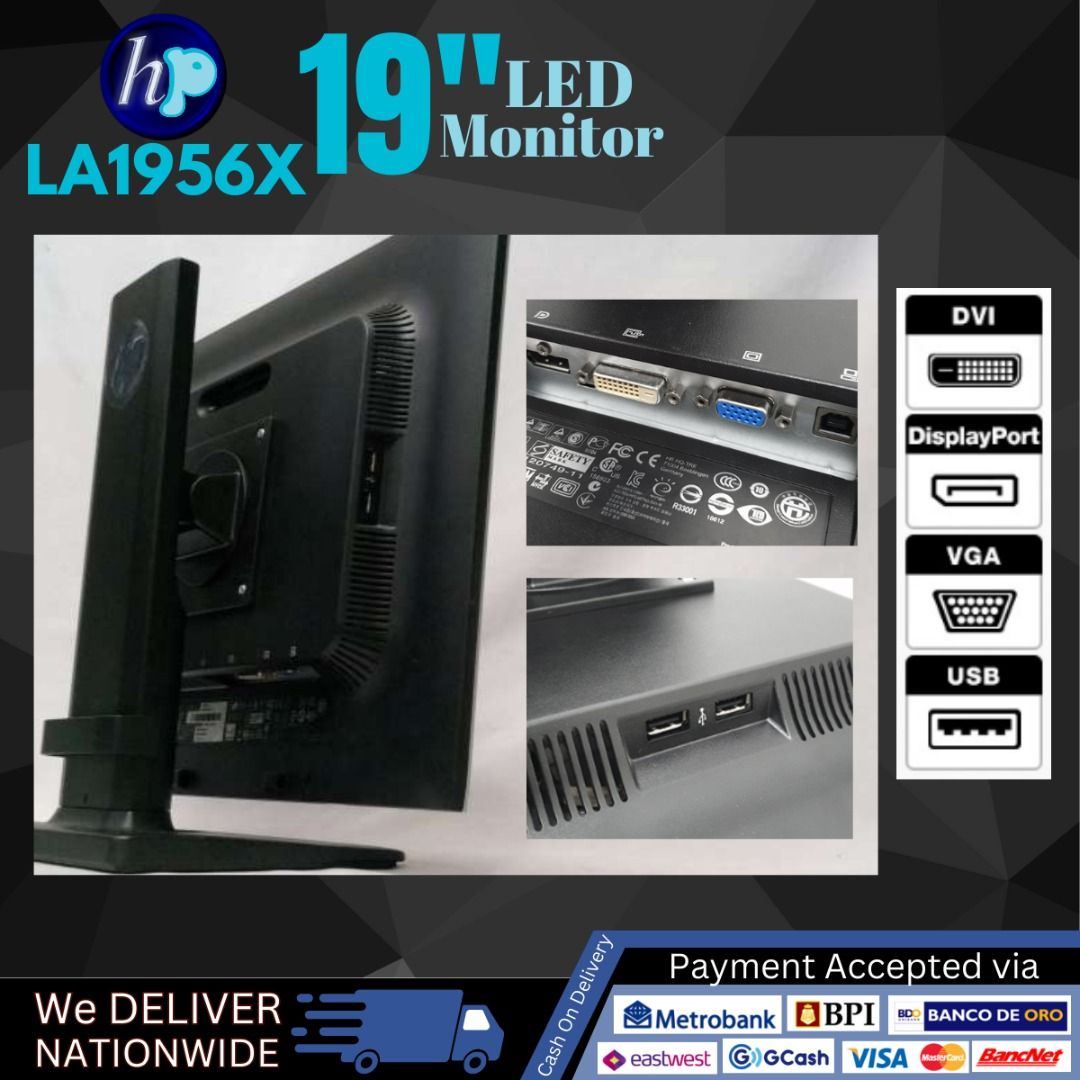 HP Compaq LA1956X 19-inch LED Monitor on Carousell