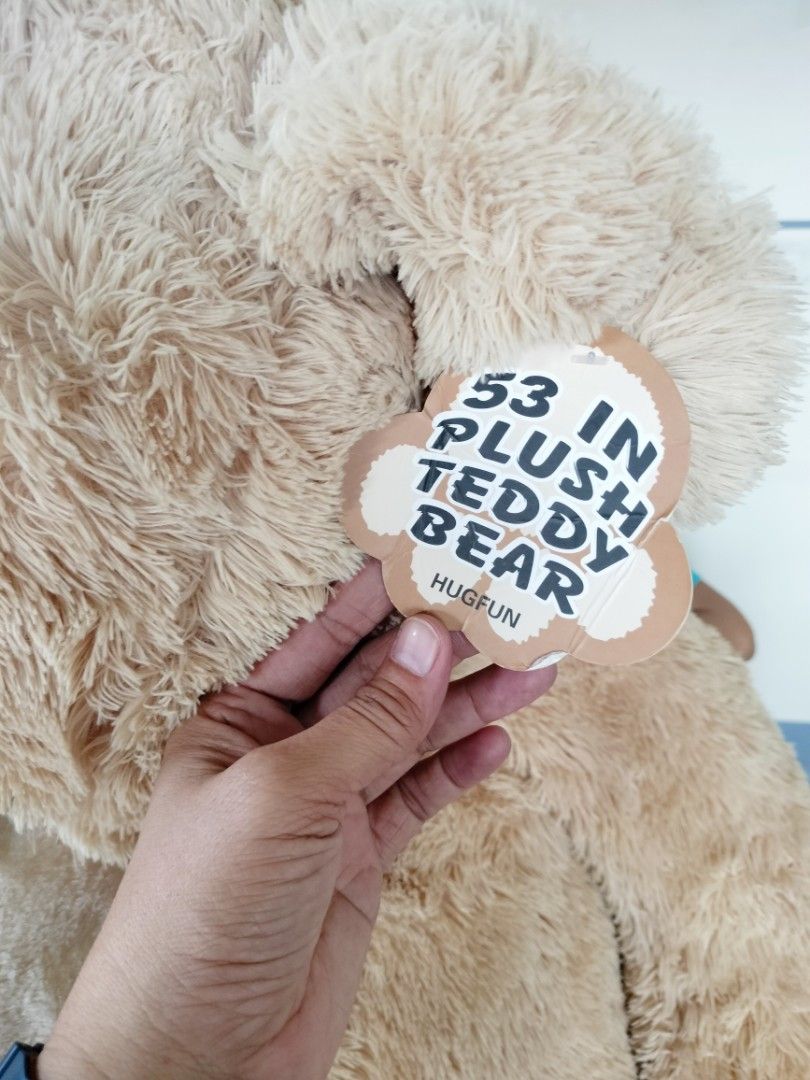 HUGFAN HUMAN SIZE TEDDY BEAR 53 INCHES PLUSH TOY Hobbies Toys