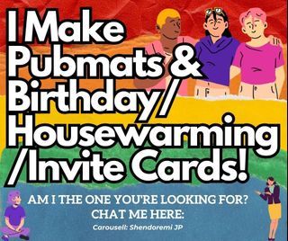I Make Pubmats Housewarming Invite Cards Birthday Baptismal Invitations