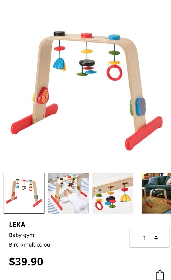 IKEA baby gym / baby activity, Babies & Kids, Infant Playtime on Carousell