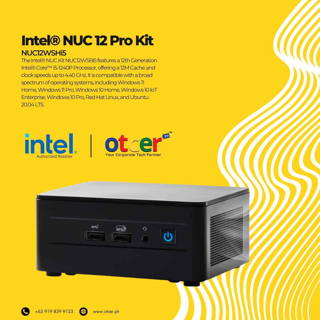 Intel NUC12WSHI5 - NUC i5 1240P Processor