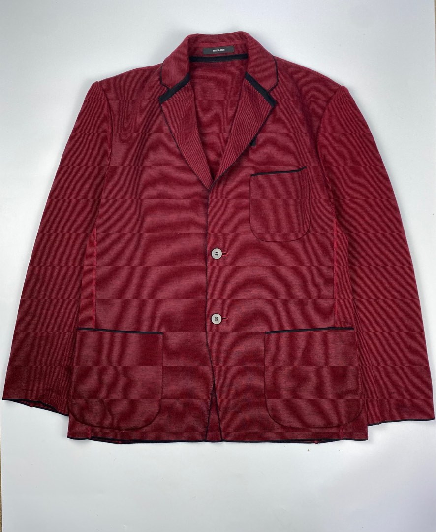 Issey Miyake Men check wrinkled blazer main image 0