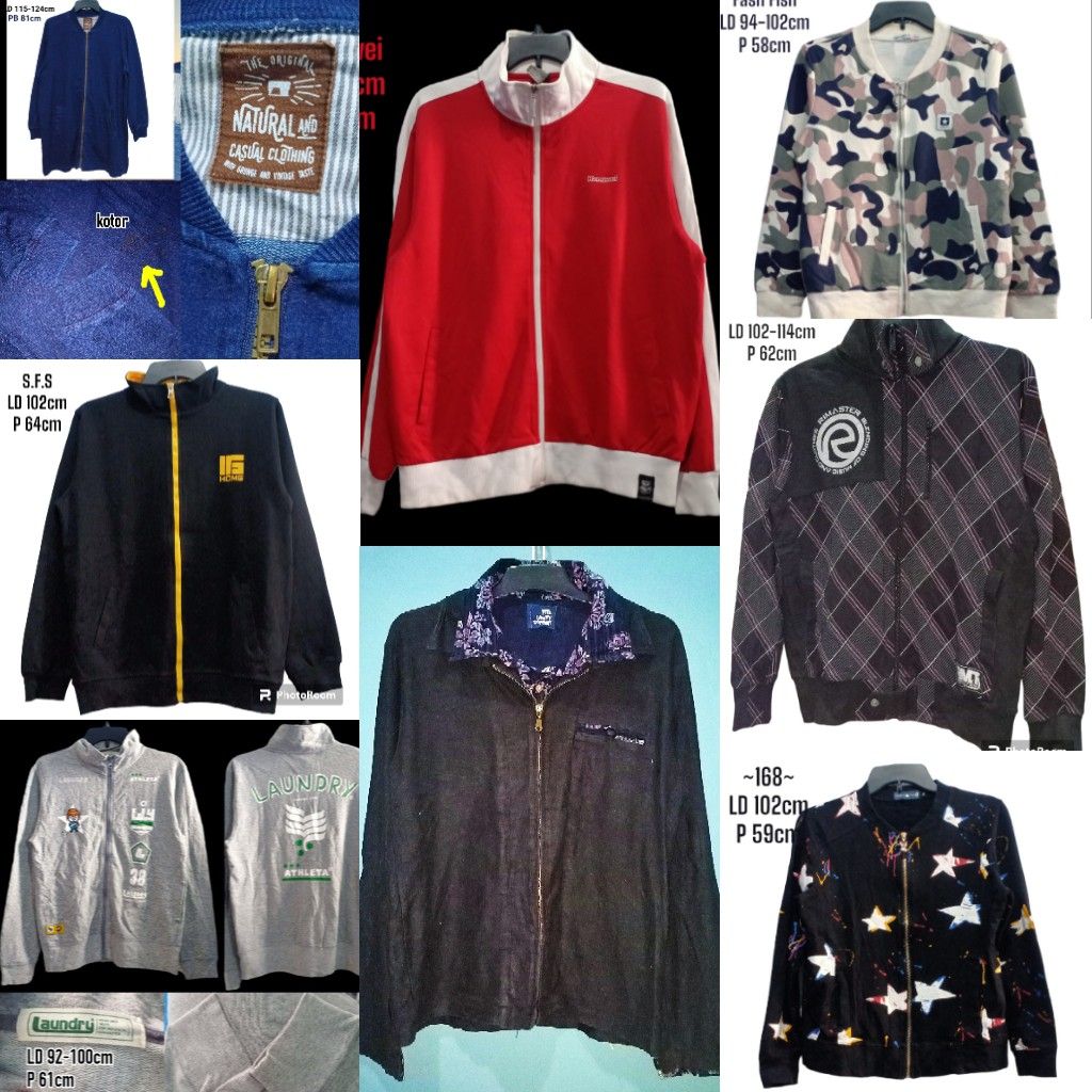 JAKET ZIPPER TANPA HOODIE