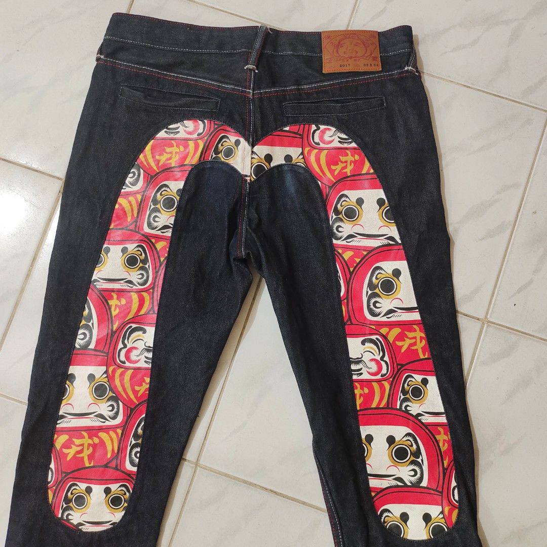 jeans evisu daicock selvedge on Carousell
