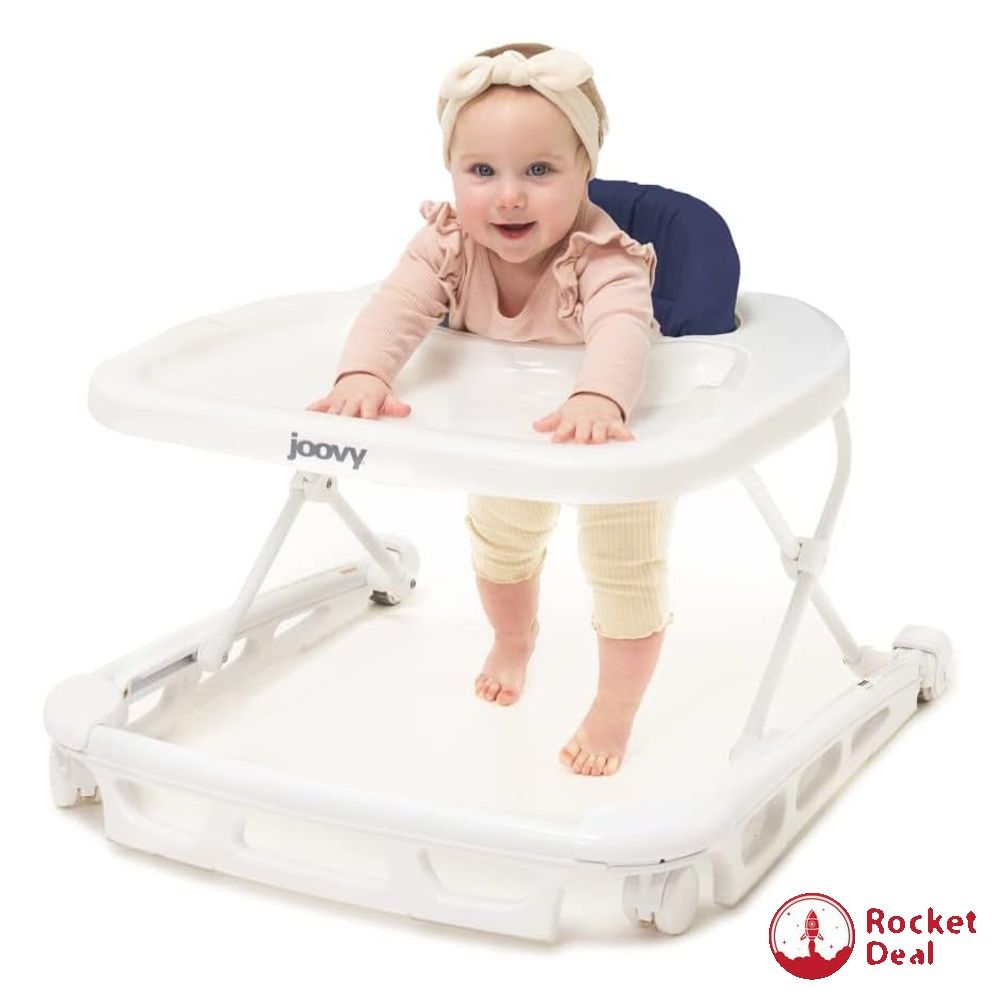 Joovy Spoon b Adjustable Baby Walker Stationary Entertainer with