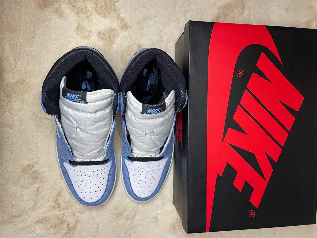 Jordan 1 Retro High OG University Blue on Carousell Jordan 1 Retro High OG University Blue on Carousell