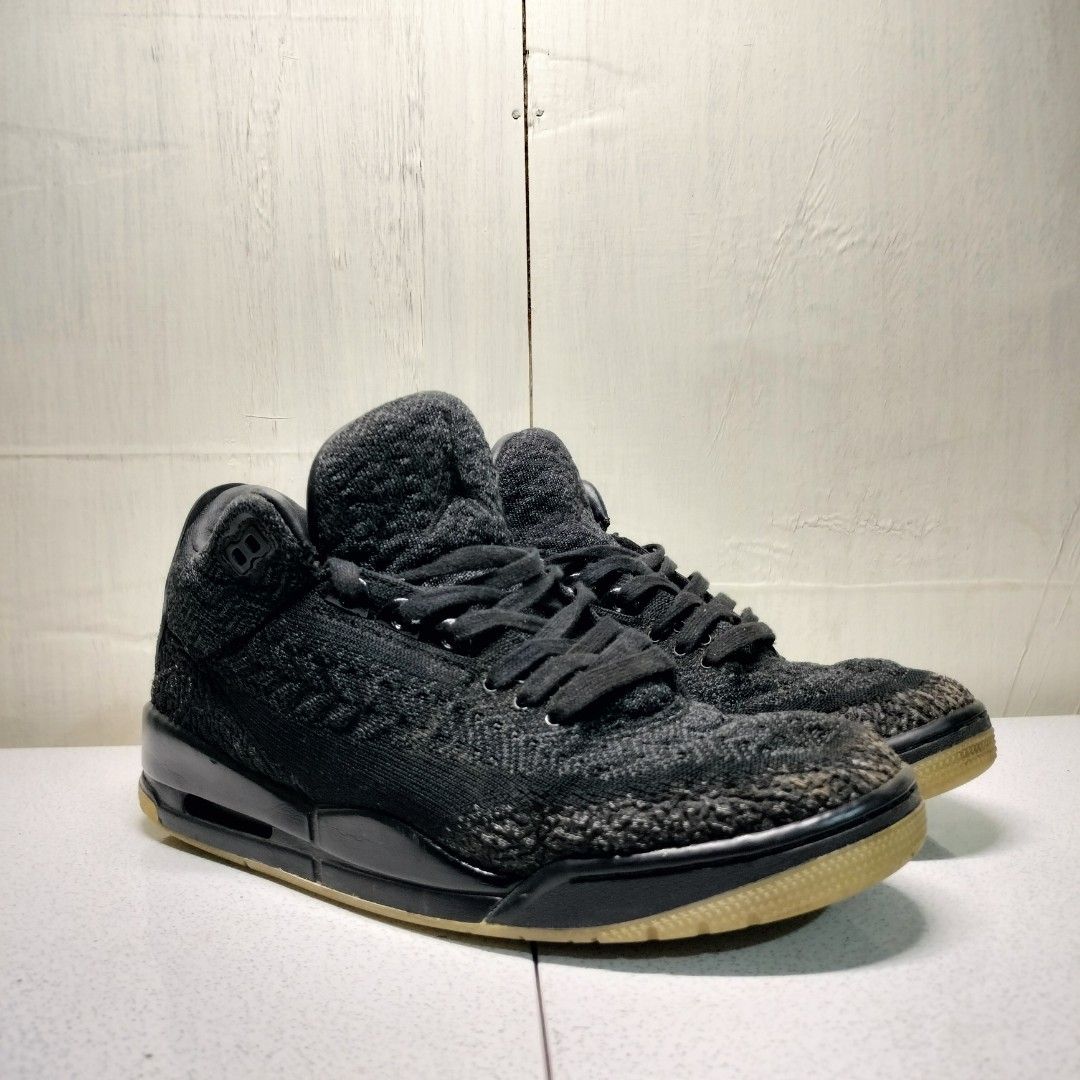 Jordan 3 black flyknit outlet