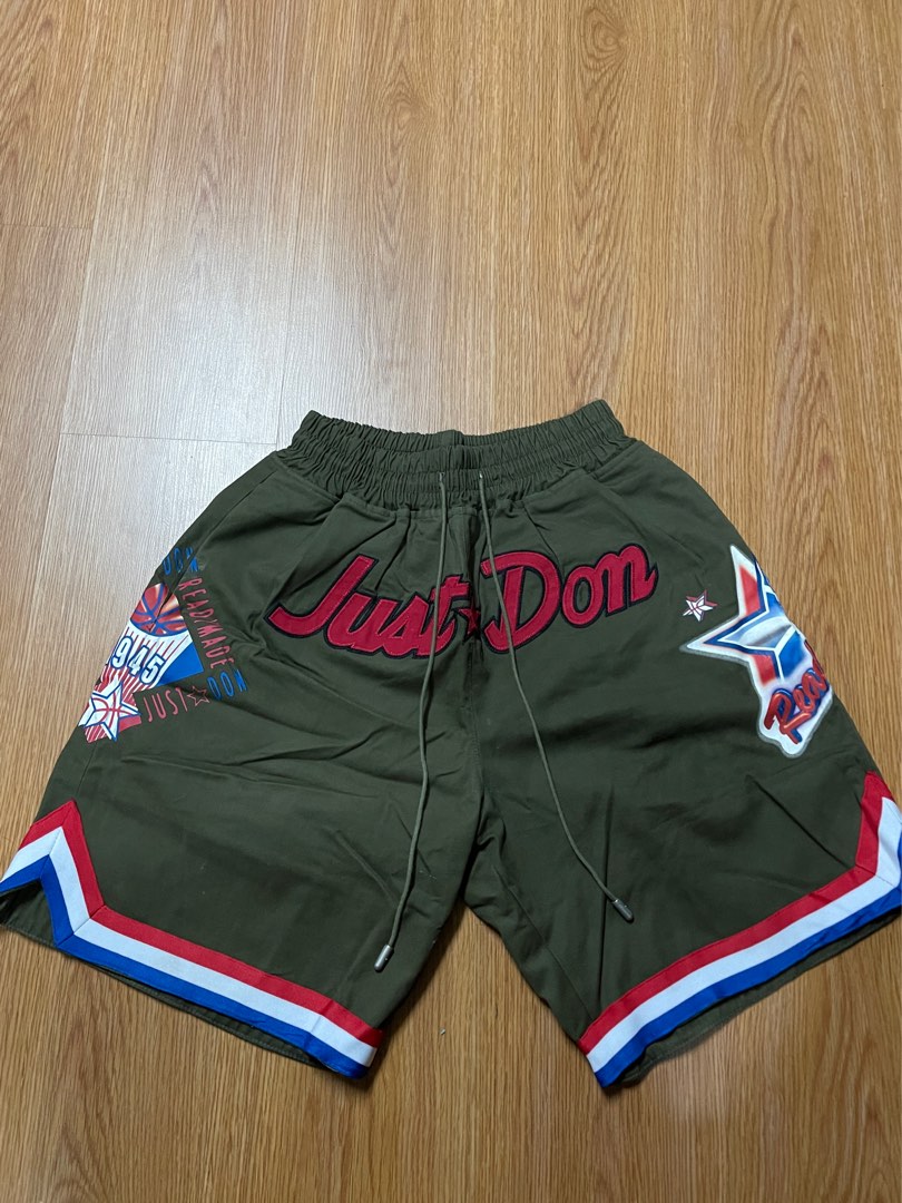 Just Don Readymade All Star Shorts, Men's Fashion, Bottoms