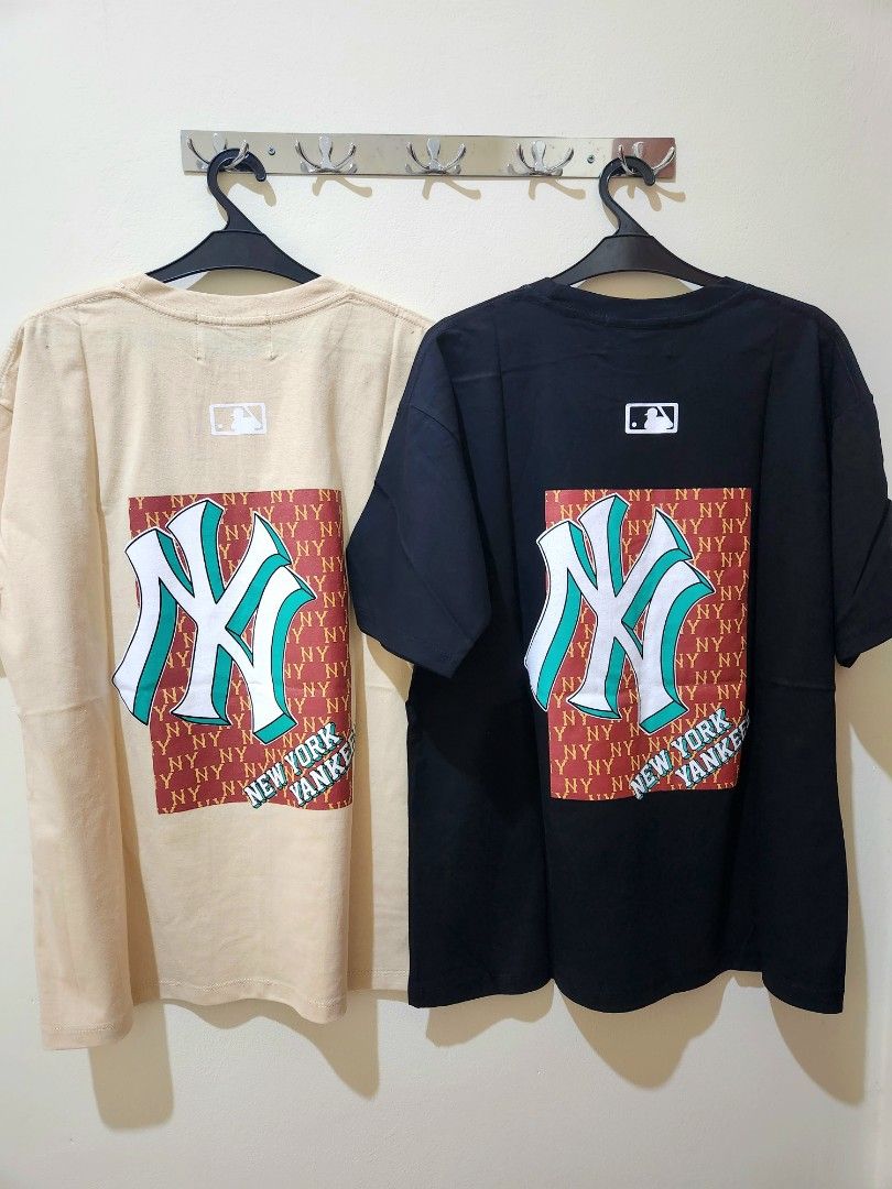 Jual BAJU TSHIRT MLB KOREA, NY NEW YORK YANKEES MONOGRAM BIG LOGO