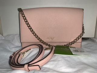 Kate Spade Cameron Convertible Crossbody Leather Soft Taupe