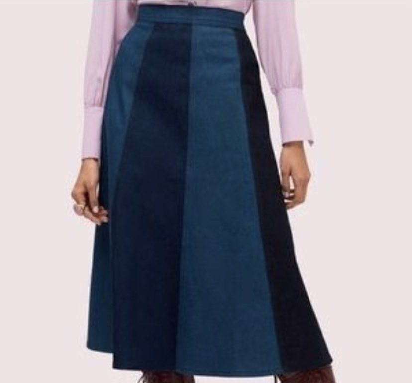Kate Spade Denim Skirt size S, Luxury, Apparel on Carousell