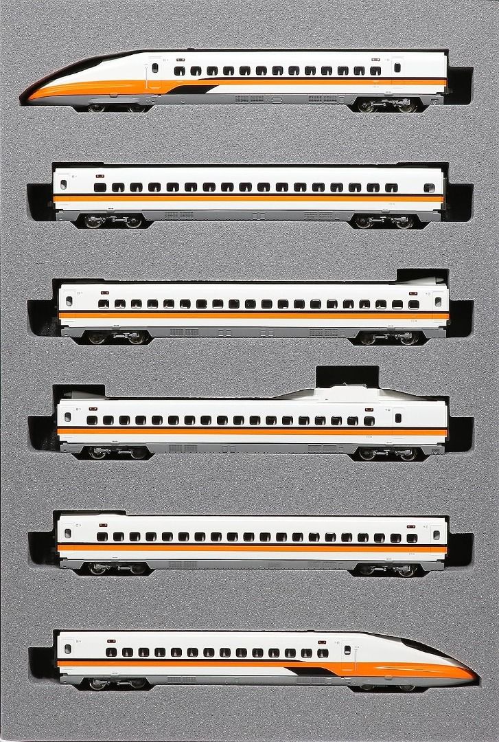 KATO 台灣高鐵700T 6卡基本+增結(10-1616 +10-1617), 興趣及遊戲, 玩具