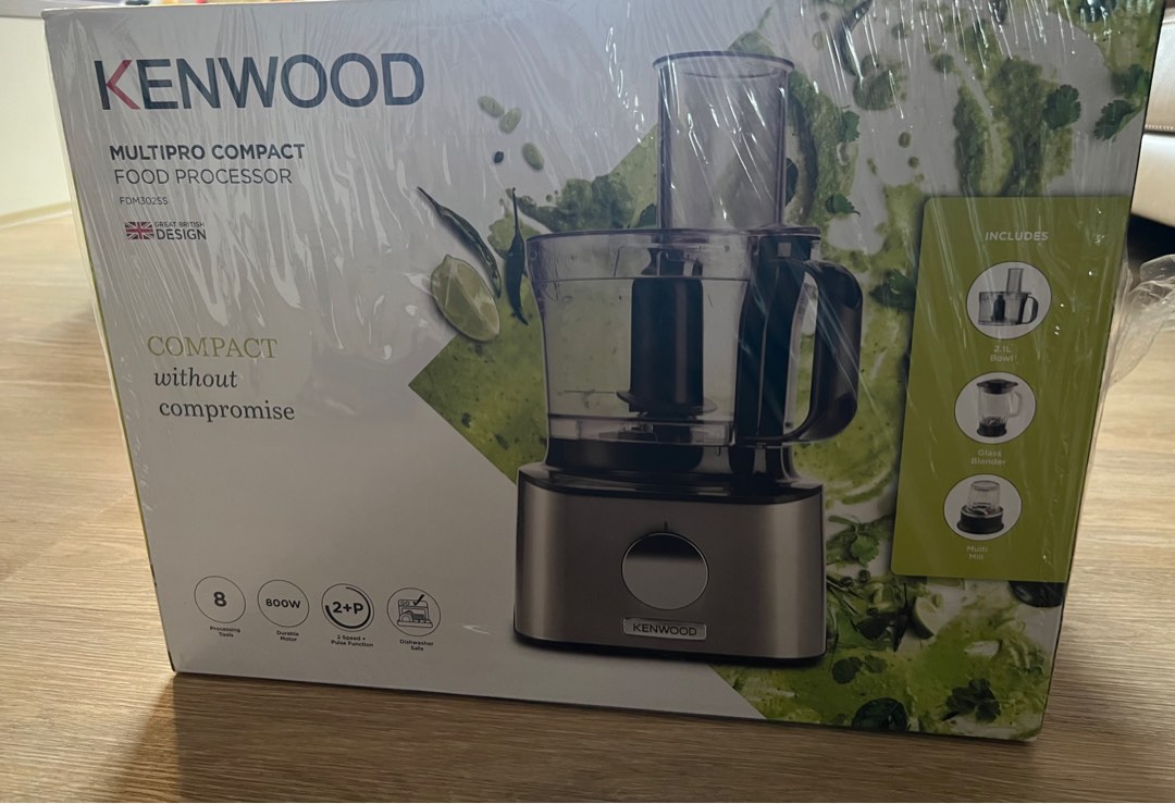 Kenwood FDM302SS Multipro Compact Food Processor, TV & Home Appliances