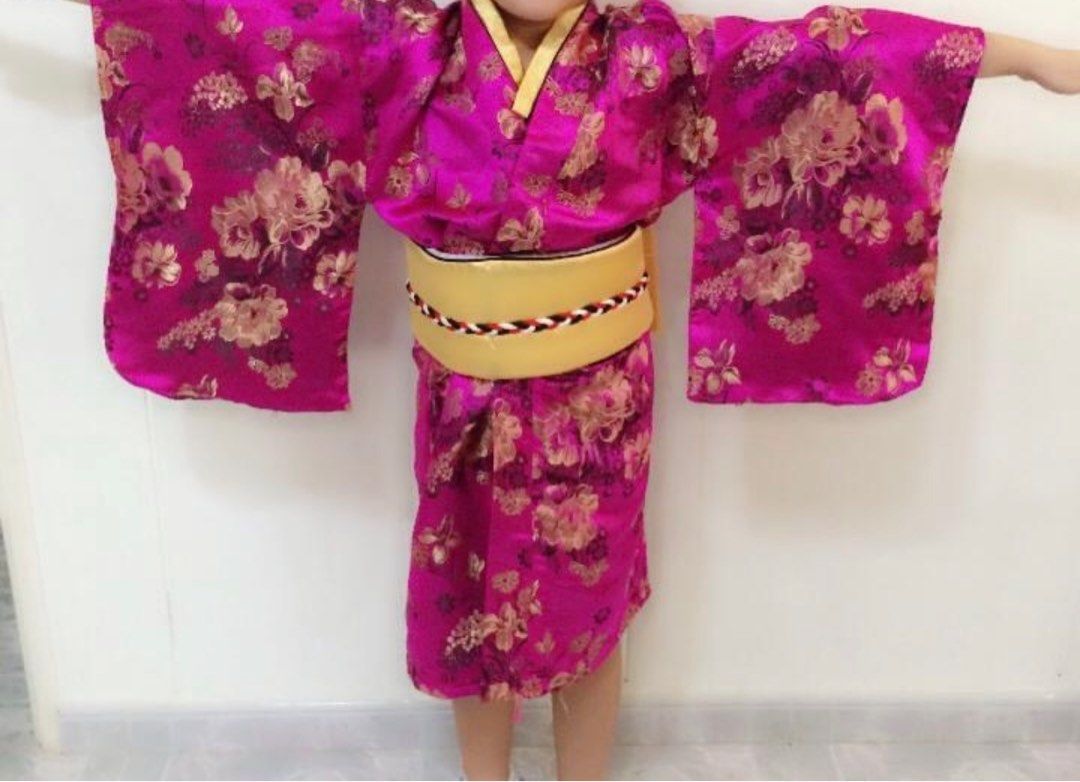 Kids Girl Japanese Kimono Dress Yukata 5 10yo Babies Kids Babies kids-girl-japanese-kimono-dress-yukata-5-10yo-babies-kids-babies