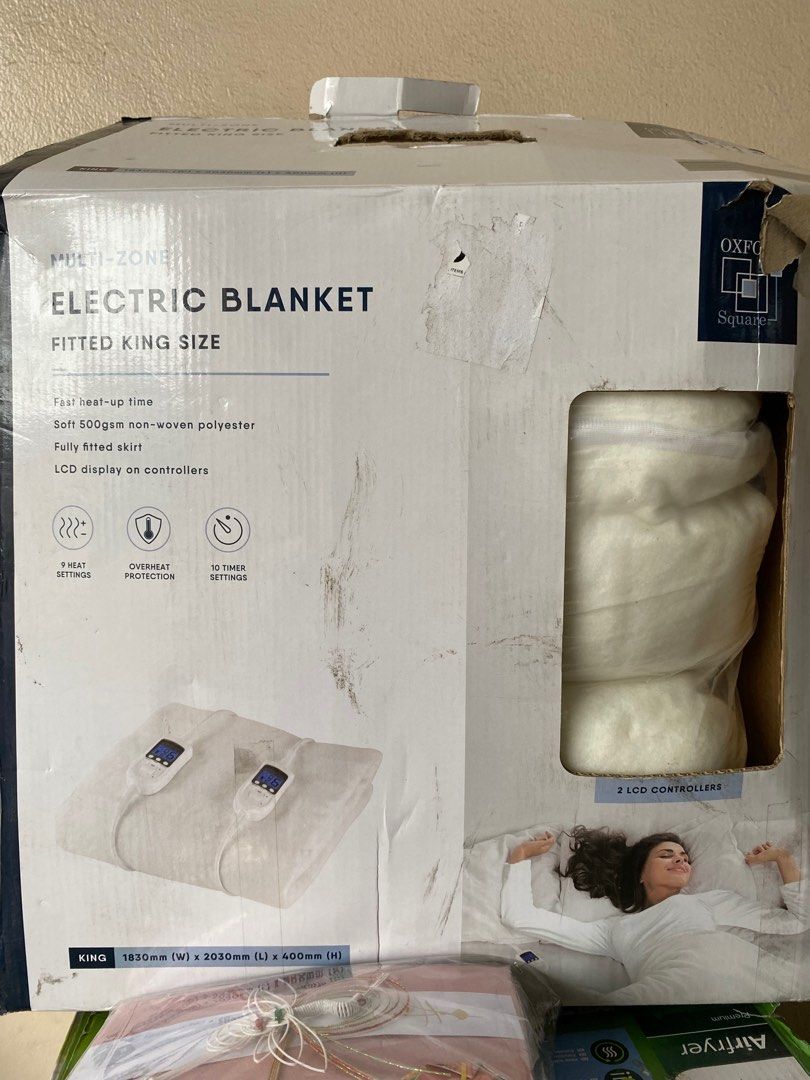 King size electric blanket 220v on Carousell