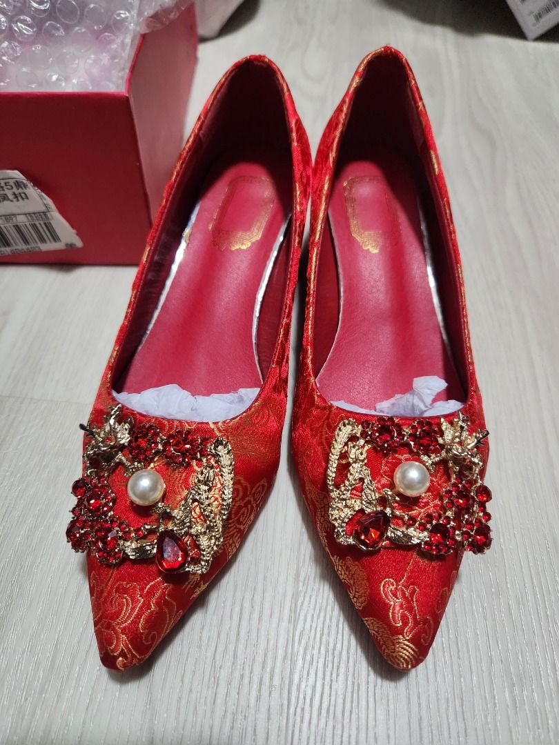 Chinese hotsell wedding shoes