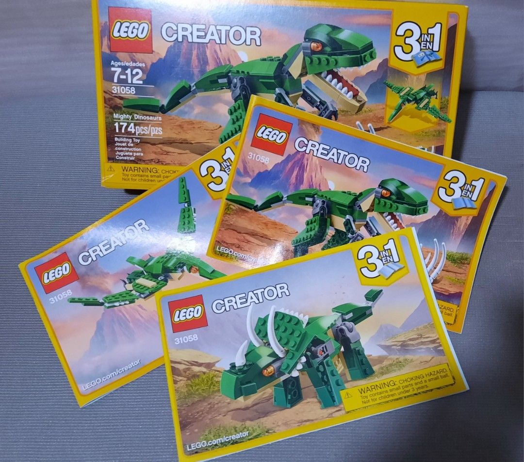LEGO 31058 Mighty Dinosaurs, Hobbies & Toys, Toys & Games on Carousell