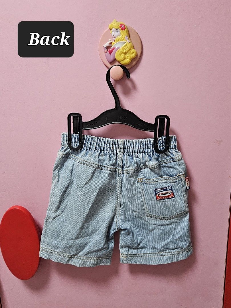 Light blue denim shorts for year olds, Babies Kids, Babies