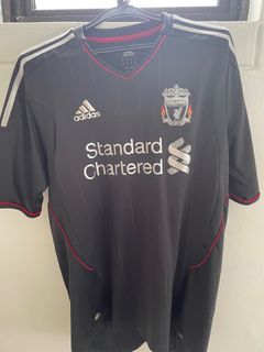 Nike Liverpool Jordan Henderson Away Jersey w/ EPL + No Room For Racism  Patches 22/23 (White/Black)