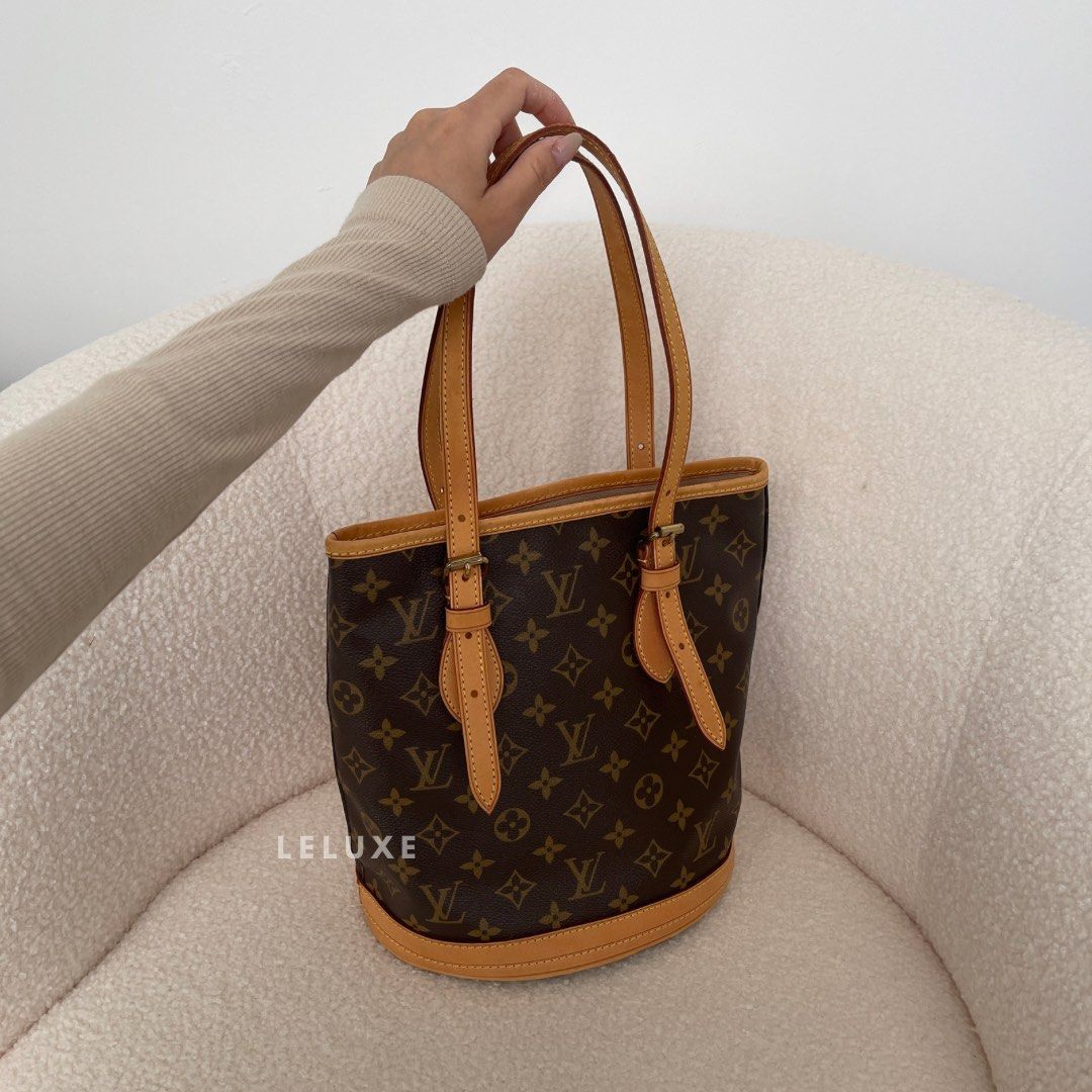Authentic LV PM vintage bucket bag, Women's Fashion, Bags & Wallets,  Shoulder Bags on Carousell
