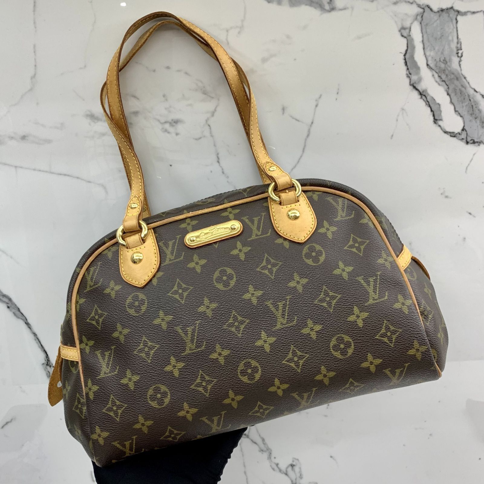 Louis Vuitton Empreinte Jewellery, Brown Louis Vuitton Monogram Montorgueil  PM Shoulder Bag