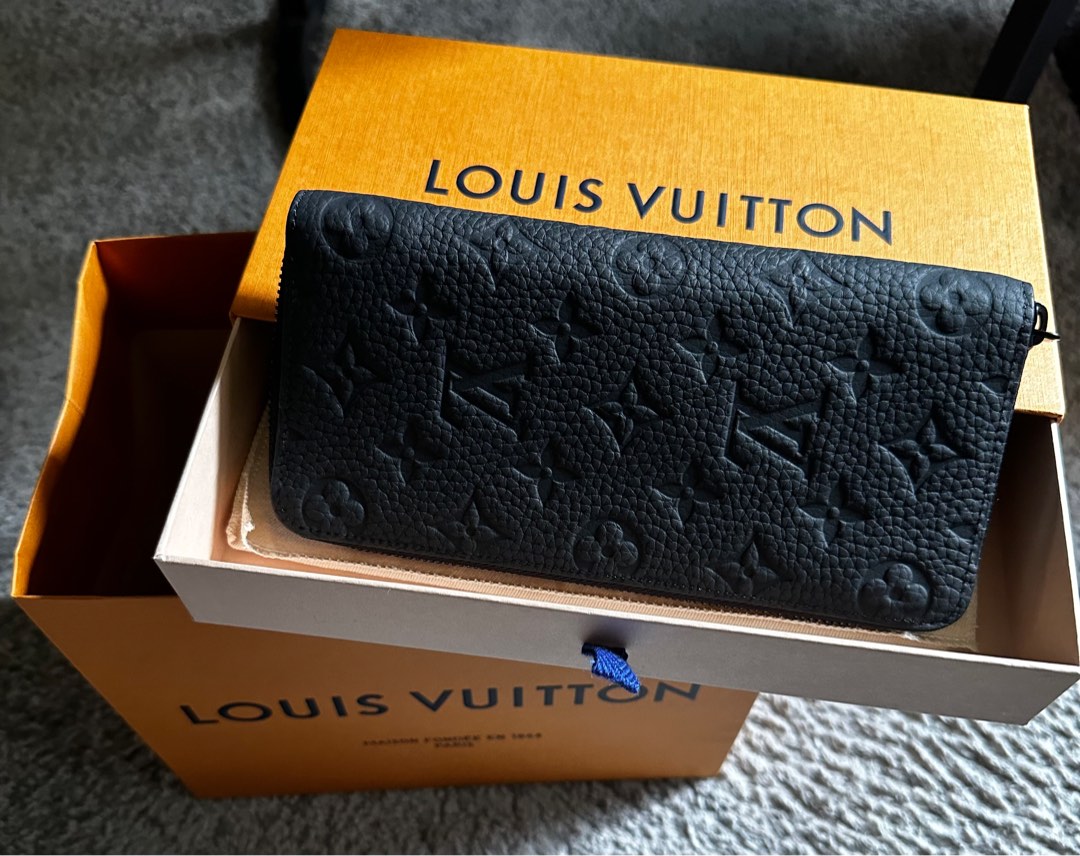 Louis Vuitton M69047 Zippy Vertical Wallet, Black, One Size