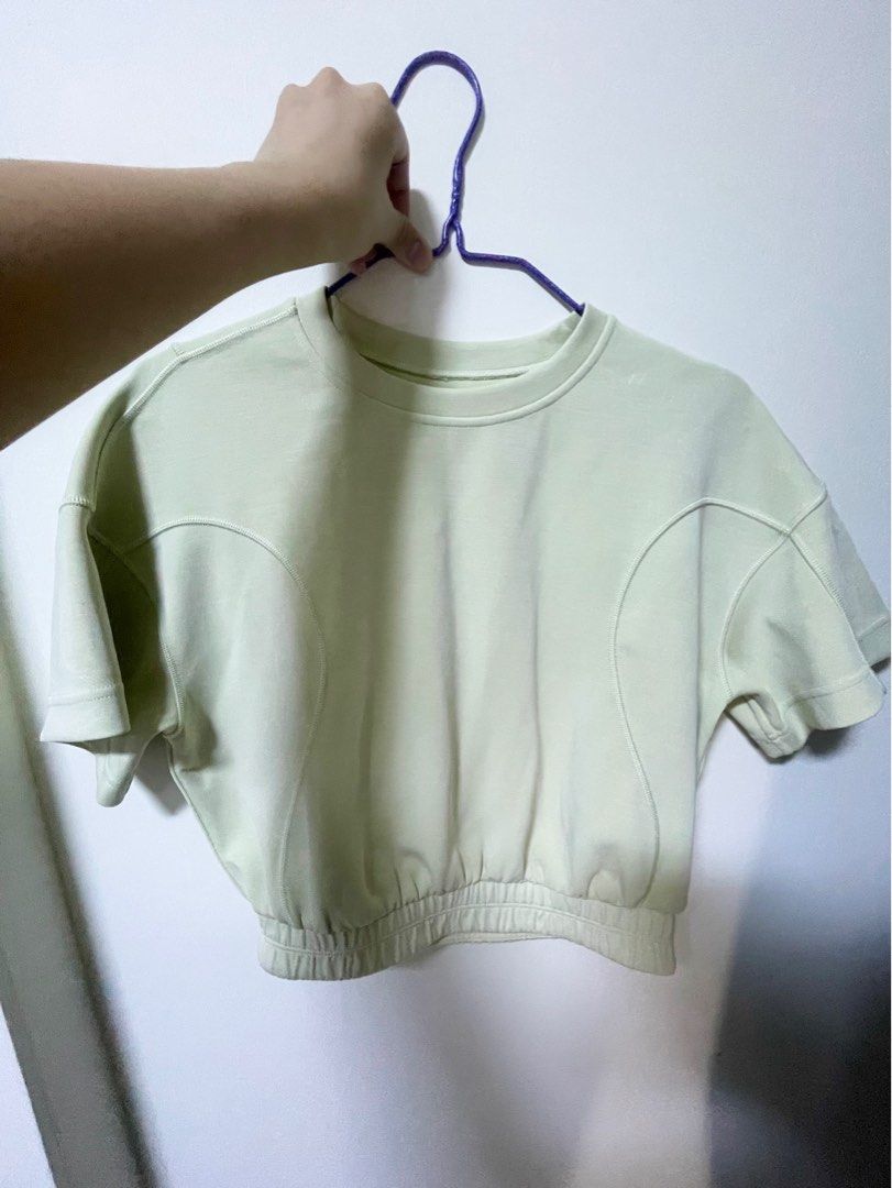 Lululemon Softstreme gathered tee in dewy size 2, Women's Fashion,  Activewear on Carousell