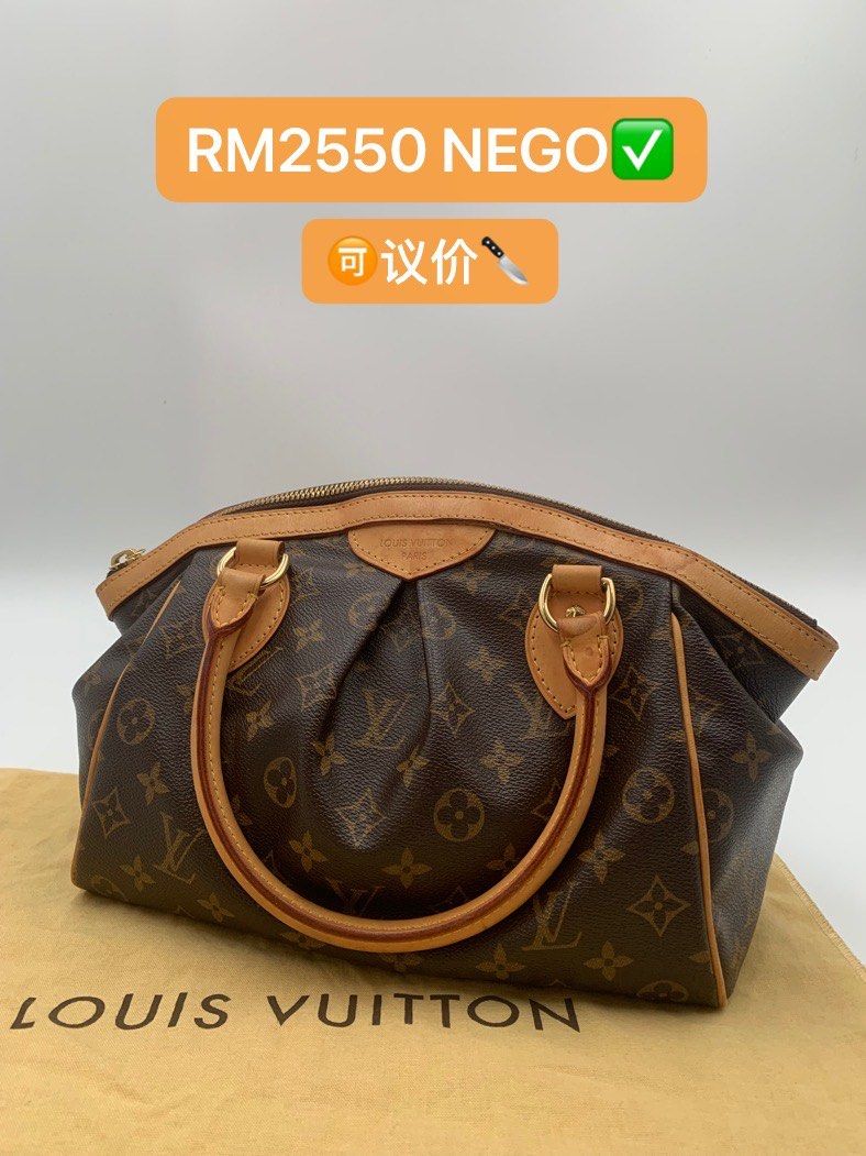 LV Tivoli Damier MM two way bag, Luxury, Bags & Wallets on Carousell