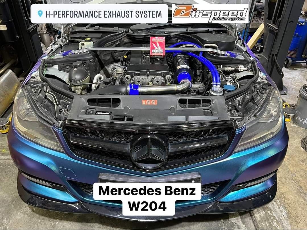 Mercedes Benz C180K W204K Upgrade Airspeed Custom Air Intake