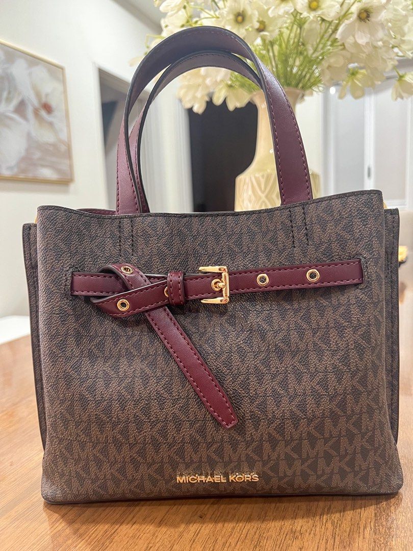 Michael kors hailee crossgrain leather satchel new arrivals