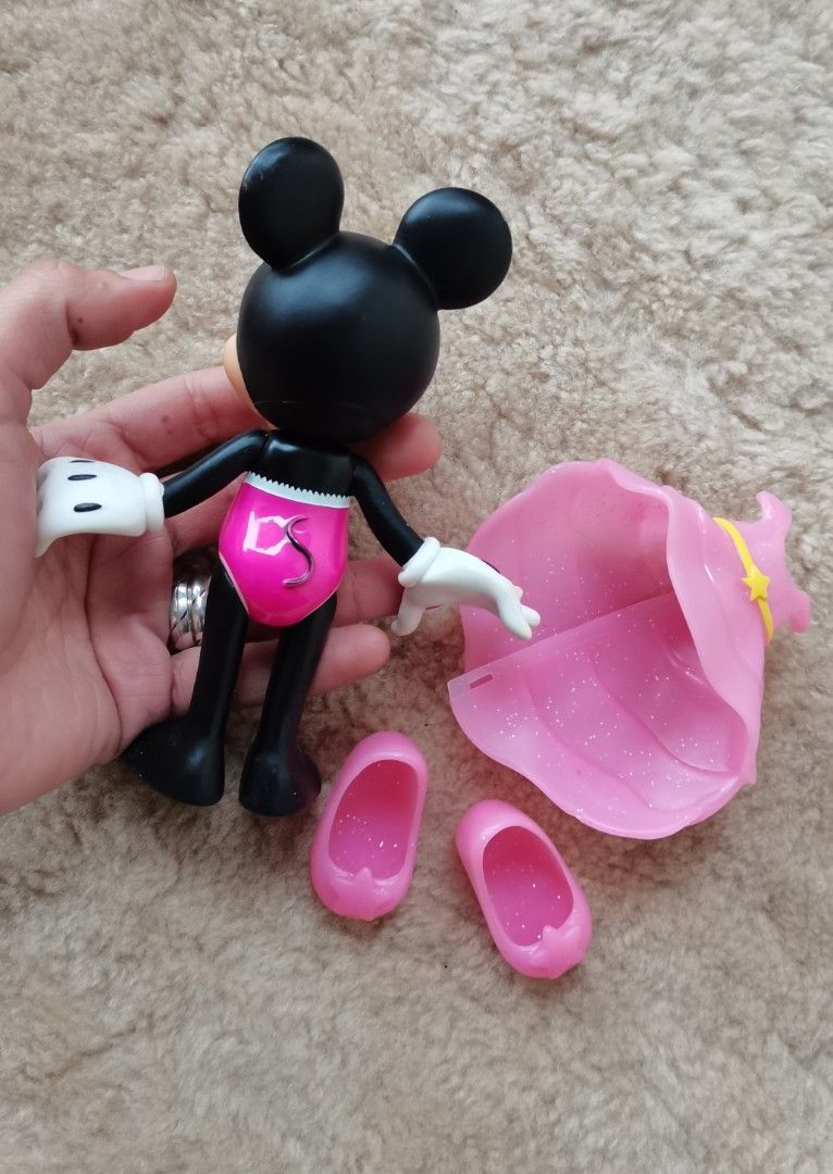 Minnie mouse plastic 2025 dress up doll