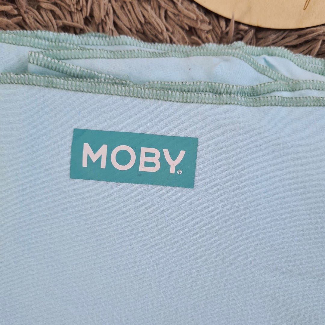 Moby wrap carrier (Category: Carriers & Slings) located in Cabiao. Submitted by MomAndBabyCorner (Listing ID 1245618670, Image 2). Description: Moby One size EUC with few stain PHP 900 .