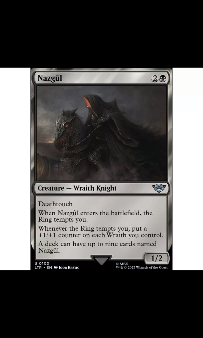 Nazgul (0729) (Showcase Scrolls) [Lord of the Rings] MTG LTR ~Pack