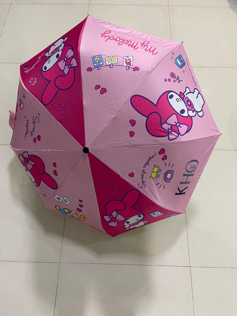 My Melody Umbrella for Sale, Hobbies & Toys, Travel, Umbrellas on Carousell