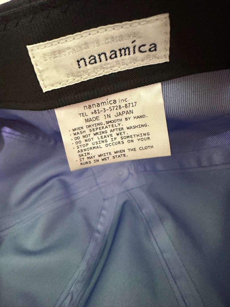 日本Nanamica Black Goretex Cap 防水透氣棒球帽日本製Made In Japan