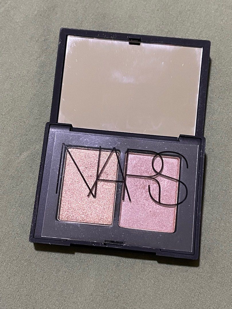 NARS Kalahari Duo Eyeshadow (Refillable Container) (Category: Makeup) located in Marikina City. Submitted by salesalesalesalesalesale (Listing ID 1245770816, Image 2). Description: PLEASE READ FIRST 🤍 ⚪️ NO BOX ⚪️ Selling lower than SRP PHP 2,000 + ⚪️ Compact and refillable container. You can change eyeshadow color. ⚪️ Actual photo of the product posted ⚪️ Haven’t used any this just swatched ⚪️ Payment through Gcash/BPI/BDO only ⚪️ Delivery fee 