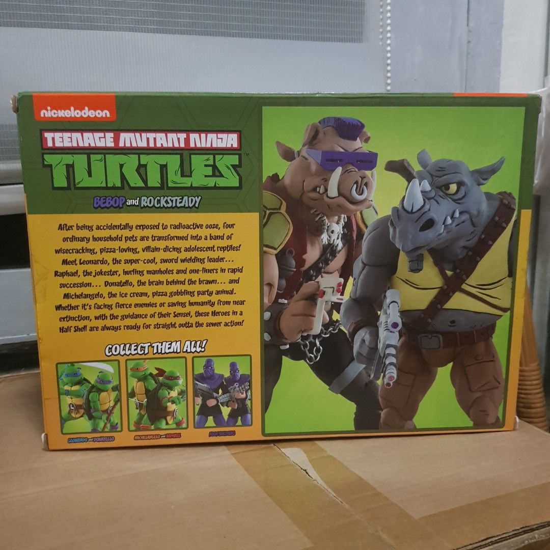 Neca Tmnt Bebop And Rocksteady Authentic Misb On Carousell 7750